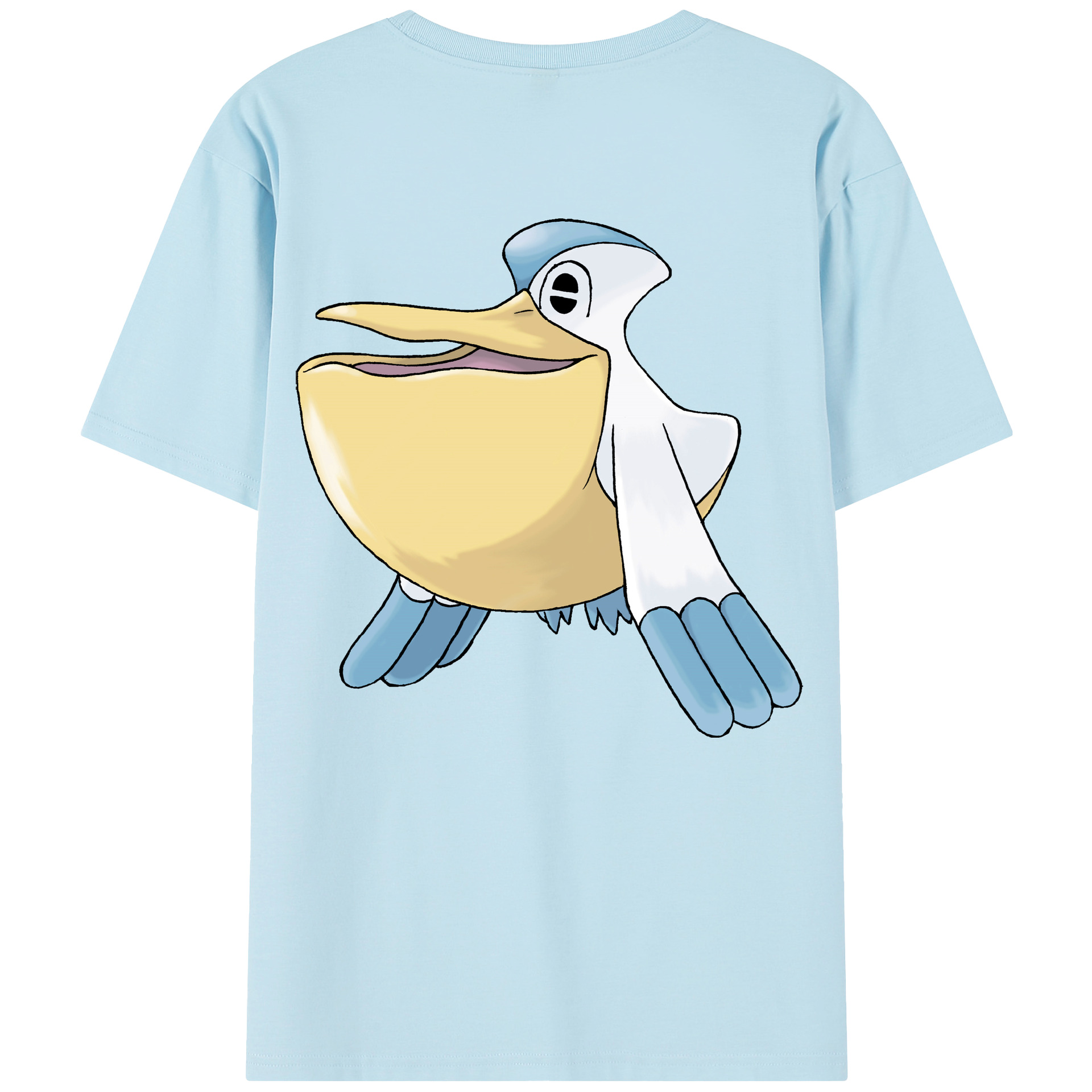 （画像用） ポケットモンスター Pokémon 綿100％半袖Tシャツ（背面プリント）